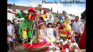 Battle Medieval Fayre and crowning of the May Queen 2024 in East Sussex on May 27