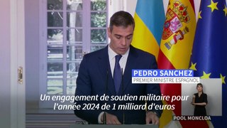 L'Espagne s'engage à apporter un milliard d'euros d'aide militaire à Kiev