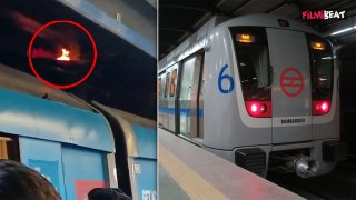 Delhi Metro Fire: Delhi के Rajiv chowk metro train में लगी आग, Video हुआ Viral!