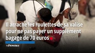 Passager de Ryanair, il arrache les roulettes de sa valise pour ne pas payer un supplément bagage de 70 euros