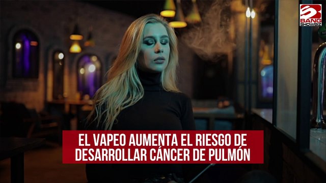El vapeo aumenta el riesgo de desarrollar cáncer de pulmón