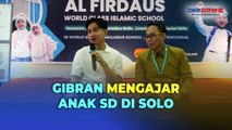 Gibran Mengajar Anak SD di Solo, Bagi-Bagi Ilmu Tentang Pemerintahan