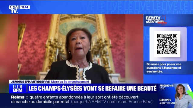 Projet d'aménagement des Champs-Elysées: Jeanne d'Hauteserre, maire du 8ème arrondissement de Paris, ne veut pas que la place de la Concorde devienne un podium pour les annonceurs