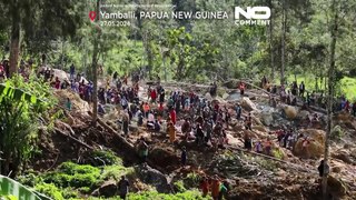 انزلاق التربة في بابوا غينيا الجديدة يدفن قرية كاملة مع ألفين من سكانها