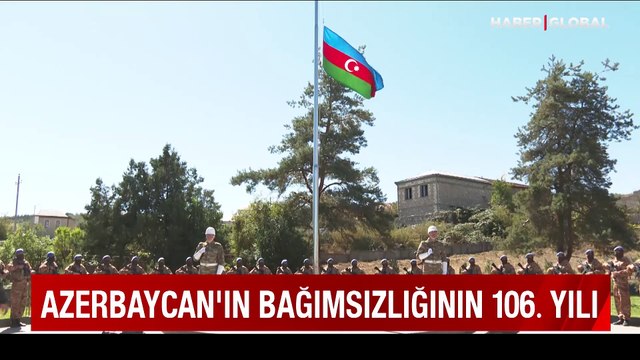 Azerbaycan bağımsızlığının 106. yılını kutluyor