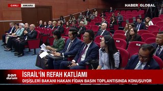 Bakan Fidan: ABD'nin desteği olmasa soykırımın sürmesi mümkün değil