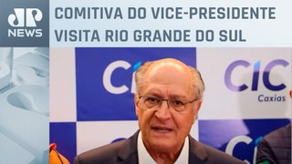 Alckmin promete pacote de recursos para empresas no RS