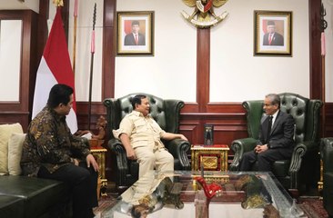 Terima Erick Thohir dan Pendiri Emaar Properties UEA, Prabowo Bahas Potensi Pertumbuhan di Indonesia