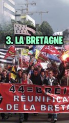 Top 3 des régions françaises INDÉPENDANTISTE