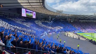 Rangers vs Celtic - Scottish Cup Final pre-match atmosphere