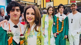 Hrithik Roshan-Sussanne Khan के बेटे की Graduation हुई Complete, बेटे के लिए Ex-Couple दिखा साथ!