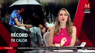 Nuevo récord de altas temperaturas en la Ciudad de México