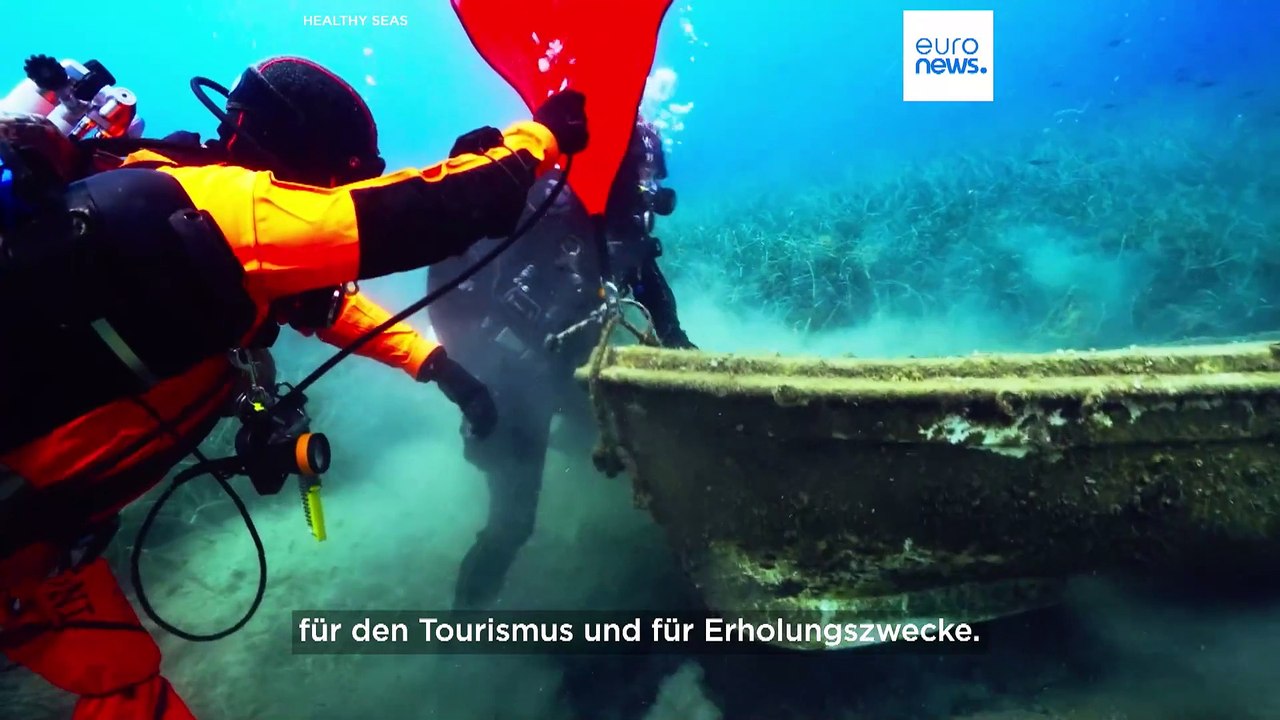 Meeresverschmutzung: 'Healthy Seas' säubert verlassene Fischfarmen in Griechenland
