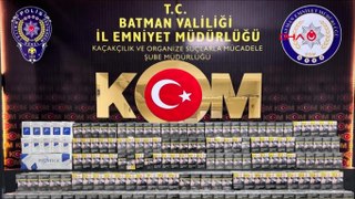 Batman'da kömür yüklü TIR’da kaçak sigara ele geçirildi