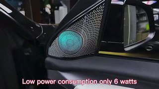 High Quality 128 Color Ambient Light Lighting Car Interior LED Carved Radium Lighting For Tesla Model 3 2021-2023