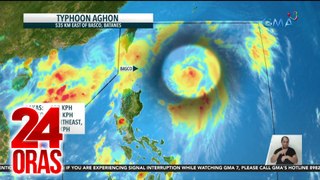 Bagyong Aghon, posibleng nasa labas na ng PAR bukas | 24 Oras