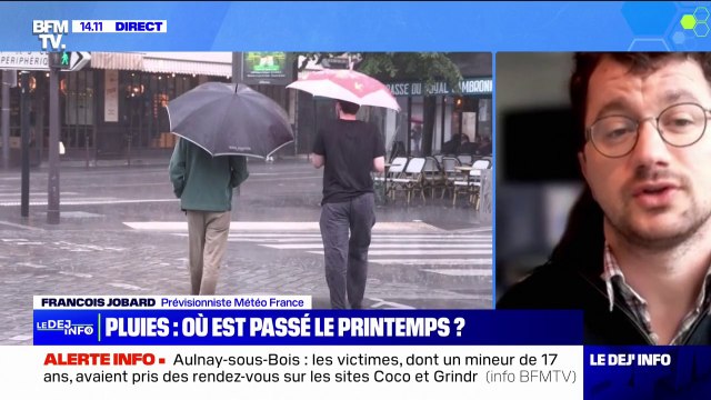 Mauvais temps: Il n'y a rien d'inhabituel à avoir des situations instables au mois de mai affirme François Jobard, prévisionniste Météo France