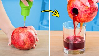 Des manières uniques de couper et peler les fruits & légumes ! 
