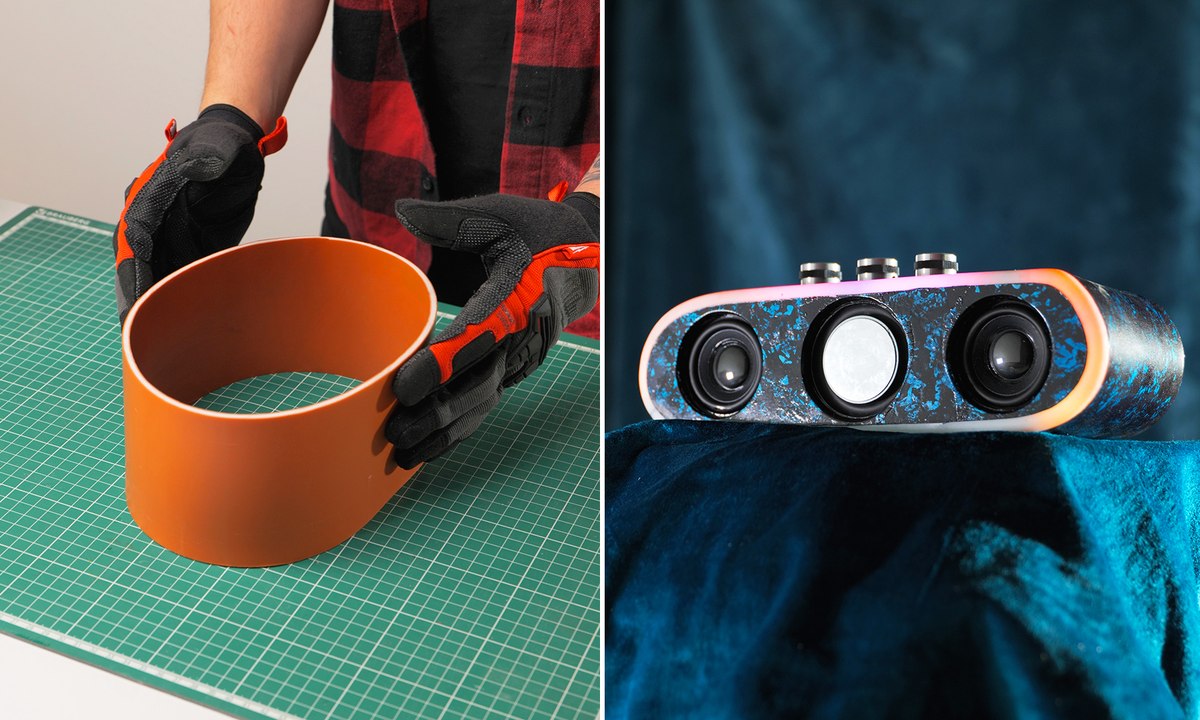 Old pipe becomes Bluetooth speaker  #recycling