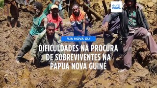 ONU teme novo deslizamento de terras na Papua Nova Guiné