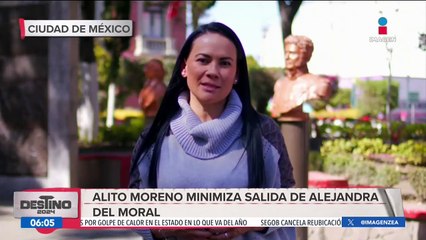 "Alito" Moreno minimiza la salida de Alejandra del Moral del PRI