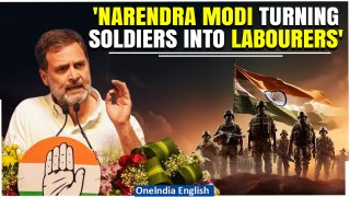Modi Turning India Soldiers into Labourers': Rahul Gandhi Blasts Narendra Modi Over Agniveer Scheme