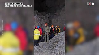 El rescate de los restos de Julia Horn en el Cerro Tres Marías en San Juan