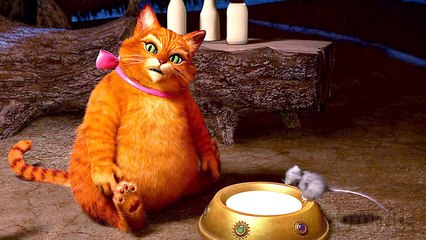 Le chat potté a pris du bide | Shrek 4 : Il était une fin | Extrait VF