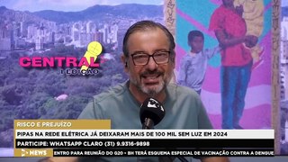 CENTRAL 98 | Pipas na rede elétrica já deixaram 100 mil sem luz em 2024