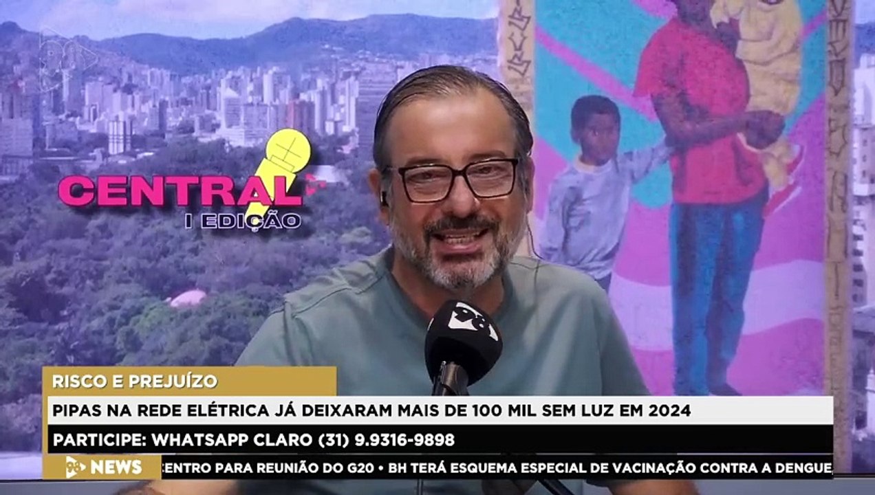 CENTRAL 98 | Pipas na rede elétrica já deixaram 100 mil sem luz em 2024