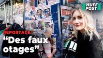 À Paris, des affiches d’otages arrachées durant la manifestation pour Rafah