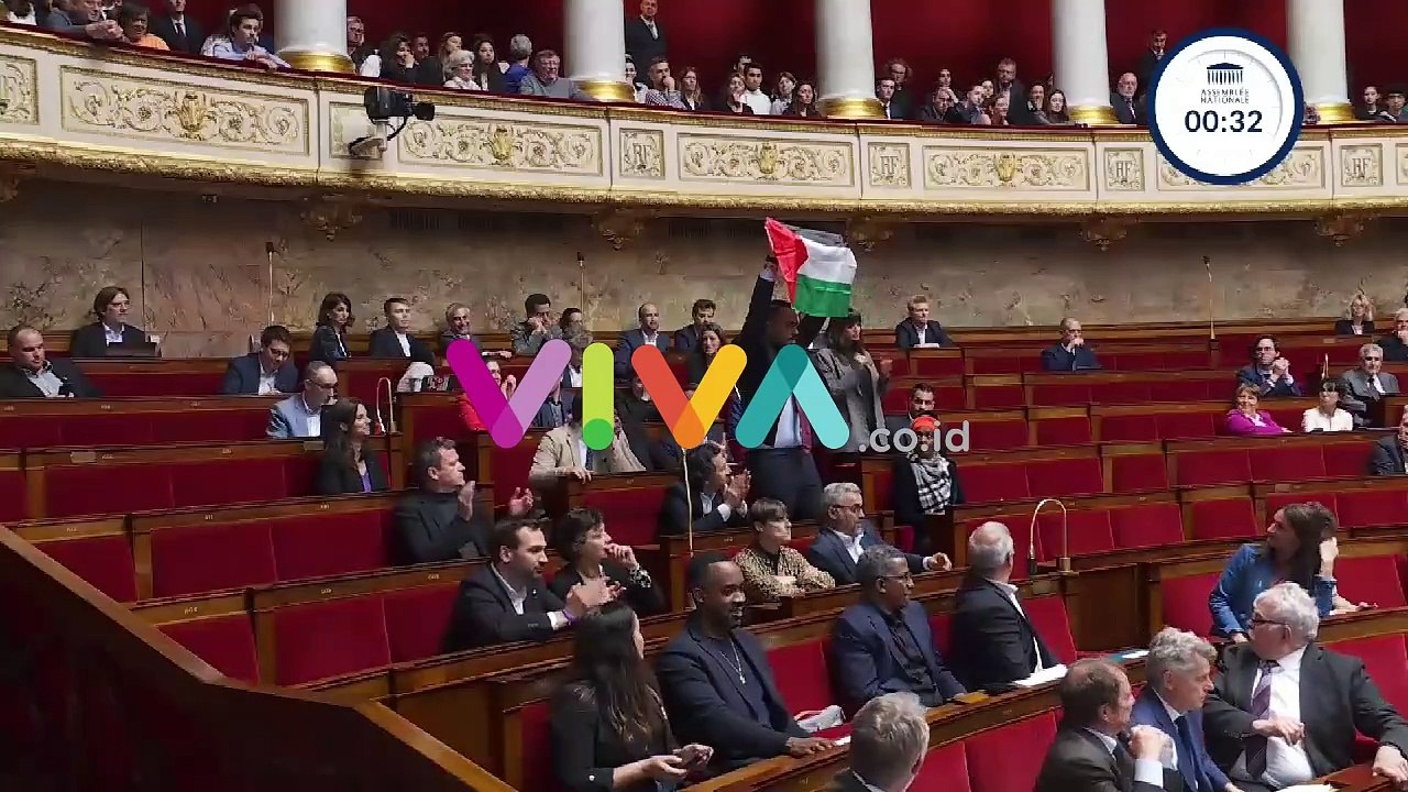 Kibarkan Bendera Palestina, Anggota DPR Prancis...