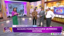 Reelección de alcaldes y gobernadores regionales: ¿Votaría usted nuevamente por su burgomaestre?