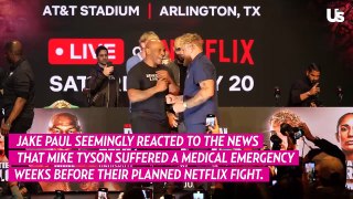 Jake Paul Reacts To Mike Tyson Health Scare Ahead Of Their Boxing Match