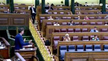 Rufián, en el Congreso: “Lo peor de un señalamiento, de una difamación, de una agresión incluso es el silencio. Ver a los tuyos mirando al suelo”