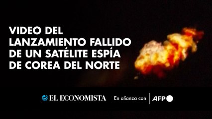 Video del lanzamiento fallido de un satélite espía de Corea del Norte