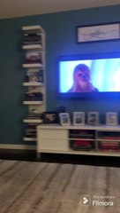 ゴールデンレトリバーがチューバッカをちらりと見る。犬 ゴールデンパップ スターウォーズ ゴールデンレトリバー かわいい犬好き