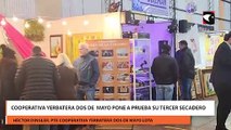 Cooperativa Yerbatera Dos de  Mayo pone a prueba su tercer secadero