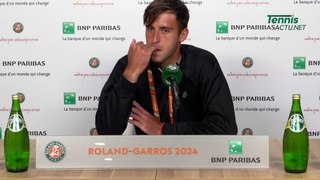 Tennis - Roland-Garros 2024 - Thomas Martin Etcheverry : “Arthur Cazaux will become a great player”