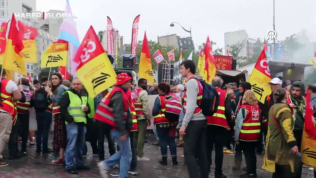 Fransa'da isyanlar bitmiyor: Bu kez de demir yo...