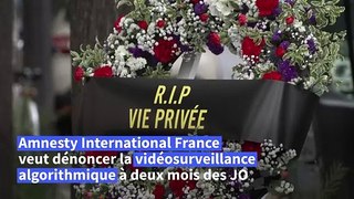 Vidéosurveillance algorithmique: Amnesty enterre symboliquement 