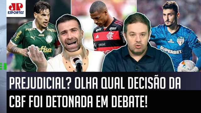 É MUITA BURRICE! É MAIS UMA PALHAÇADA, cara! OLHA qual DECISÃO da CBF foi DETONADA!
