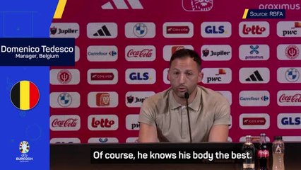Tedesco explains Courtois' omission from Belgium Euro 2024 squad