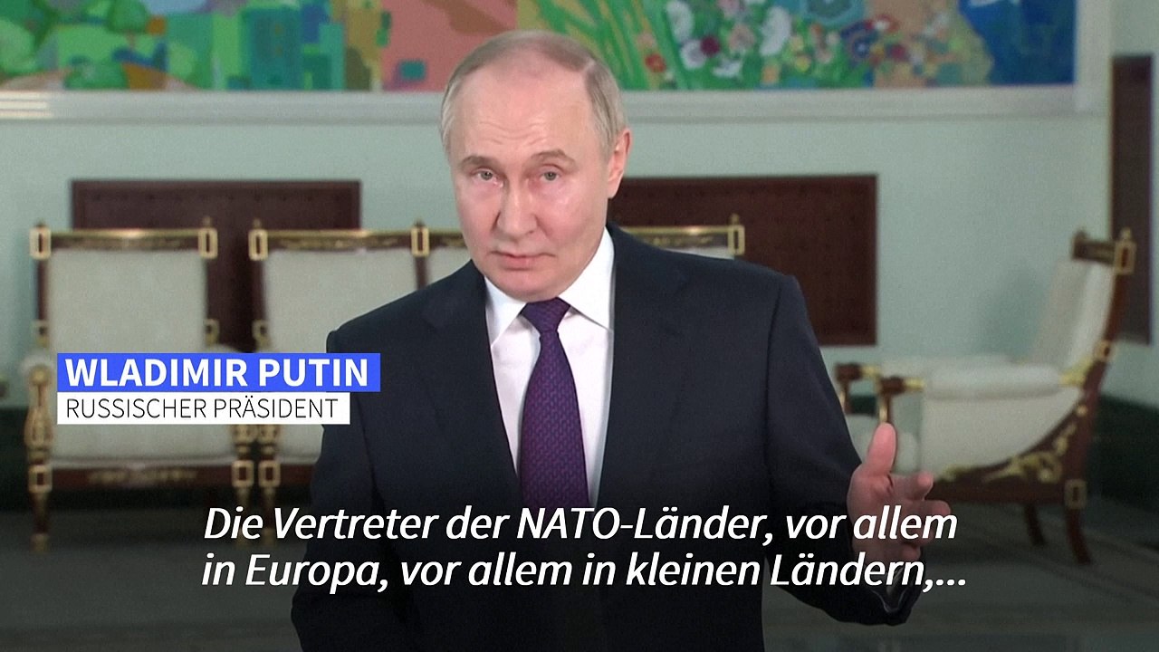 Putin: 'Ernste Konsequenzen' bei Einsatz westlicher Waffen gegen Ziele in Russland