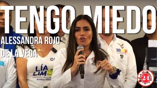 Tengo miedo: Alessandra Rojo de la Vega, andidata a la alcaldía Cuauhtémoc