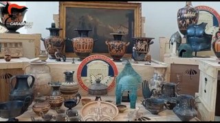 I Carabinieri rimpatriano oltre 600 opere d'arte trafugate negli Usa