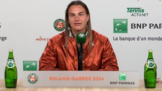 Tennis - Roland-Garros 2024 - Aryna Sabalenka : “We’re going to keep the same traditions, we’ll see if it works or not”