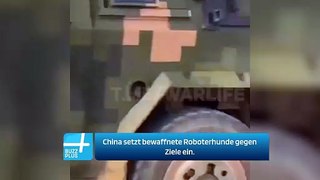 China setzt bewaffnete Roboterhunde gegen Ziele ein.