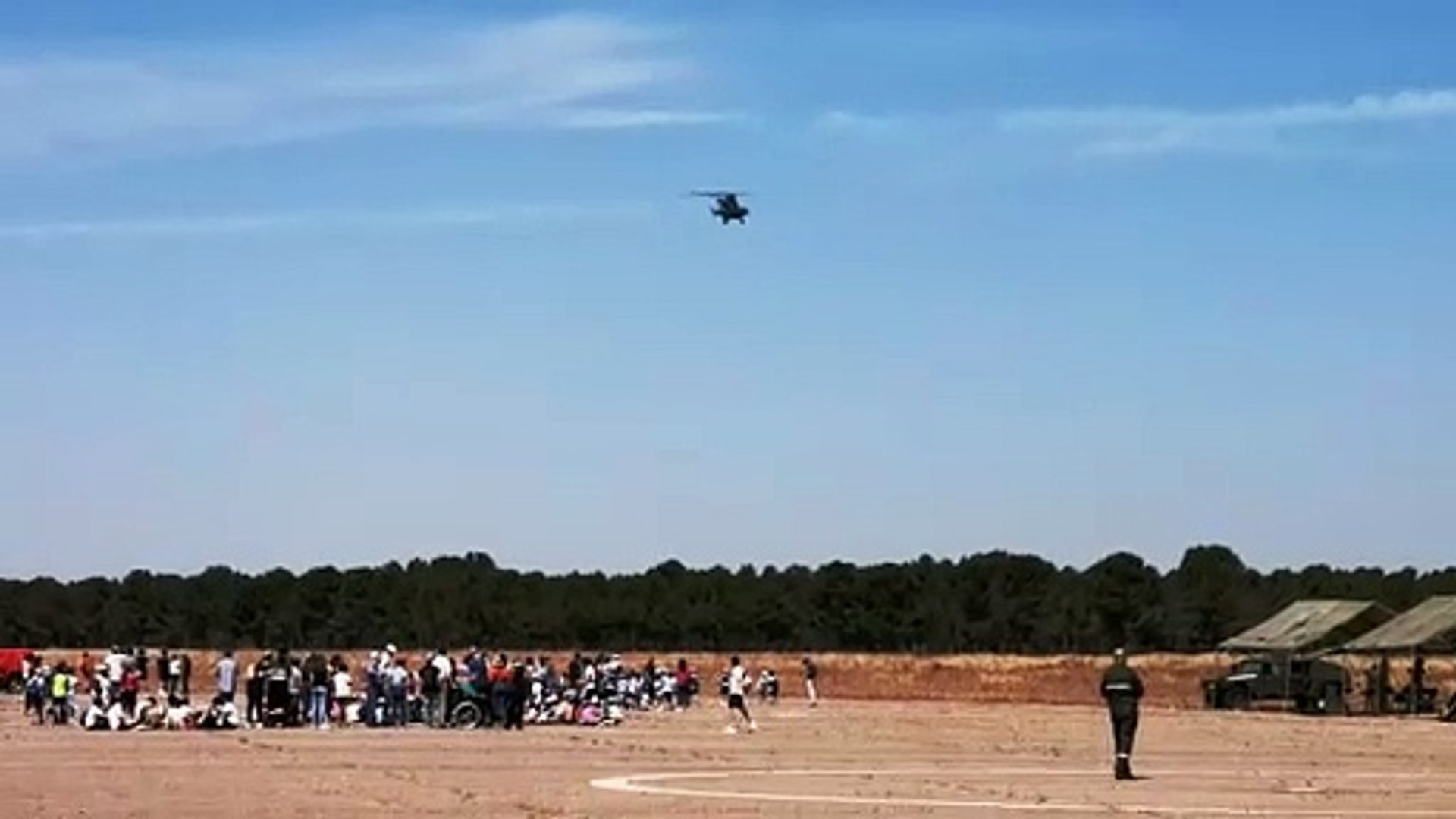 EL helicóptero Tigre de Almagro en vuelo