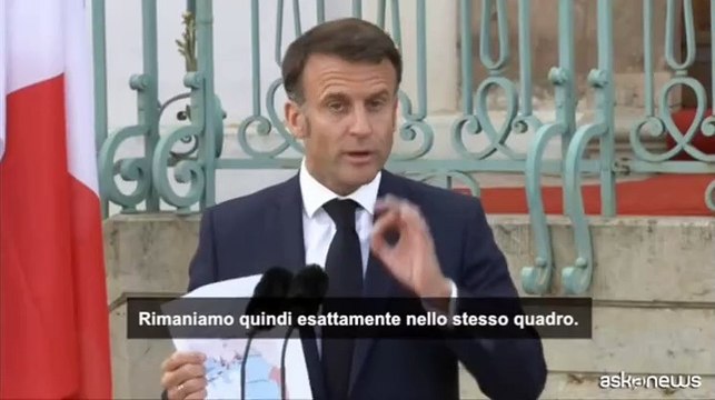 Macron: l'Ucraina deve poter neutralizzare le basi in Russia